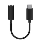 MOELECTRONIX USB 3.1 Type-C Headset Jack Suitable for Realme X50 Pro USB-C to 3.5 mm Headphone Connection Female Aux-In Audio Adapter Cable Black