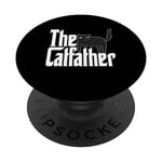 Cat Dad The Catfather Joli chat noir Father Kitty Daddy PopSockets PopGrip Interchangeable