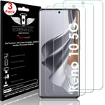 3x TECHGEAR (TPU) FULL COVERAGE Screen Protector Covers for Oppo Reno 10 5G