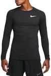 Pitkähihainen t-paita Nike Pro Warm Sweatshirt Schwarz F010 dq5448-010 Koko L