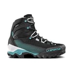 La Sportiva Aequilibrium ST GTX - Chaussures alpinisme femme Black / Aqua 38.5