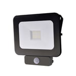 Zatt mini 10-50W LED strålkastare med rörelsevakt IP65 (Effekt / modell: 30W / 2420lm)
