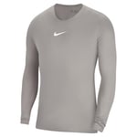 NIKE Men's Nike Park First Layer Thermal Long Sleeve Top, Black Or Grey, M UK