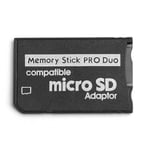 Adaptateur , Carte -sd/-sdhc tf Vers Carte Memory Stick Pro Duo pour Adaptateur de Carte psp