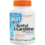 Doctor's Best - Acetyl L-Carnitine with Biosint Carnitines Variationer 500mg - 120 vcaps