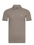Polo Shirt Designers Polos Short-sleeved Beige Emporio Armani