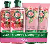 Herbal Essences Rose Shampoo and Conditioner Set, Hair Care for Petal Soft Hair,