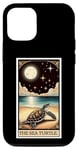 iPhone 14 Pro The Sea Turtle Tarot Card Stars and Moon Women Men Kids Case