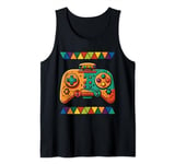 funny vintage console Gaming spirited player entertainment Tank Top
