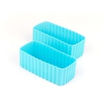 Little Lunch Box Co. Bento Cups - Rektangulære - 2 st. - Light Blue