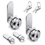 2-pack 16 mm brevlådelås, skåplås med nyckel, skåplås, möbellås, skåplås, spaklås för brevlådor, skåpdörrar