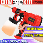 Electric Paint Sprayer Wagner Airless HVLP Handheld Spray Gun Home Indoor Fence
