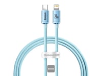 Baseus Crystal Shine, Lilla, Usb C, Lightning, 1,2 M, Hanstik, Hanstik