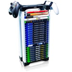 23 Game Storage Tower for PS5 PS4 PS3 PS2 Xbox One Series S/X & Blu-Ray discs