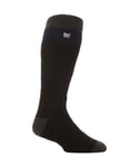 Heat Holders - Mens Extra Long 2.3 TOG Thermal Knee High Ski Socks - Indigo Blue - Size UK 6-11