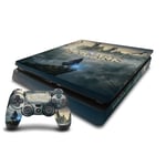 OFFICIAL HOGWARTS LEGACY GRAPHICS VINYL SKIN FOR PS4 SLIM CONSOLE & CONTROLLER