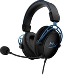 HyperX Cloud Alpha S – Gaming Headset, for PC, 7.1 Surround Sound, Blue 