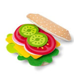 Melissa & Doug Felt Food Sandwich Play Food Set | Role Play Toy for Children | Sensory Toy | 3+ | Gift for Boy or Girl