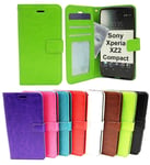 Crazy Horse Wallet Sony Xperia XZ2 Compact (H8324) (Svart)