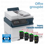 Offre group&eacute;e : imprimante multifonctions wifi couleur compacte Xerox C315 DNI + 1 jeu de consommable d'origine Xerox (standard)