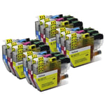 12 C/M/Y Ink Cartridges to use with Brother MFC-J5330DW MFC-J5930DW MFC-J6935DW