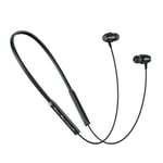 Bluetooth 5.0 Tour de Cou écouteurs Magnétiques HiFi Contr?le de la Musique écouteur sans Fil Sport Course à Pied Casque Intégré Mic,Noir