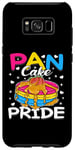 Coque pour Galaxy S8+ Pansexual Pride Funny Pan Cake (gâteau à la casserole)