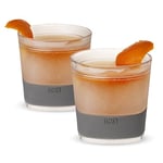 Host Lot de 2 gobelets réfrigérants à Double paroi pour Whisky, Bourbon et Scotch - 266 ML - Fumé