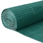 PVC-skyddsskärm, UV-beständig - väderbeständig - för balkong, trädgård, terrass, grönt PVC-staket, 180 x 300 cm