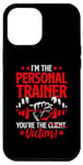 iPhone 15 Plus You're The Victim Fitness Workout Gym Weightlifting Trainer Case