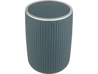 Wenko Papperskorg Agropoli Badrumskorg Med Svängbart Lock, 5,5 L, Wenko