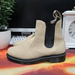 Dr Martens 2976 Milkshake Suede Chelsea Boots Size UK 5