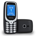 Unlocked Pay as You Go Mobile Phone for Seniors,GSM 2G SIM Free Basic Backup Cheap Mobile Phones,Lightweight&Durable