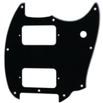 Musiclily Pro 9 Holes HH Pickguard 2 Humbuckers For Squier Bullet Mustang Guitar