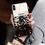 LUOKAOO Leopard-print Phone Case Full Drill Bracket For iPhone 11 Pro X XS MAX XR 6 7 8 Plus Epoxy For Samsung S9 S10 Note9 Cover,A1,for iphone 11 Pro