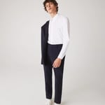 Lacoste Men's Regular Fit Premium Albini Cotton Poplin Shirt, Size M/L (41)