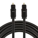 Cable - Connectique Tv - Video - Son - EMK 3m OD4.0mm Toslink Mâle à Mâle Câble Audio Numérique Optique