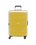 BIBA Trolley Type Travel Suitcase, Carri G CR20 Cabin Suitcase, Trolley Handle, Zip Closure, PP Polypropylene, Lemon Tree, L, Suitcases & Trolleys