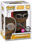 Star Wars Solo - Figurine Pop! Bobble Head Chewie W/Goggles (Flocked) 9 Cm