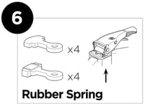 Thule Rubber Spring Kit Reservdel till cykelställ