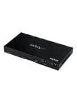 StarTech.com HDMI-jakaja - 2 porttia - 4K 60Hz sisäänrakennetulla skaalaimella - video- / äänijakaja - 2 porttia