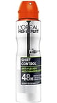 L'Oréal Men Expert Control Déodorant Anti-Transpirant en Spray avec Protection contre le Séchage 48H | 150 ml