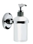 Bristan SO SOAP C Solo Wall Mounted Frosted Glass Soap Dispenser - Chrome Plated