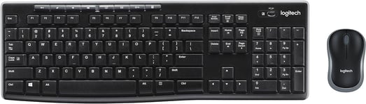 Logitech MK270 Wireless Keyboard and Mouse Combo for Windows 2.4 GHz Wireless