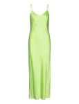 Slfregi Slip Ankle Dress B Maxiklänning Festklänning Green Selected Femme