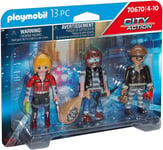 Playmobil 70670 City Action Police Thief 3 Figure Set, for Children Ages 4 - 10