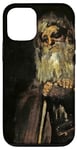 iPhone 14 Pro An Old Man and a Monk by Francisco Goya Case