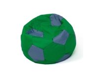 Fodbold Sako taske pouffe grøn-grå XL 120 cm