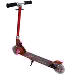 Scooter sparkcykel barnskoter stadsskoter hopfällbar upp till 70 kg-röd