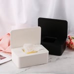 Wet Tissue Box Desktop Seal Baby Wipes Paper Storage Dust-pr Black